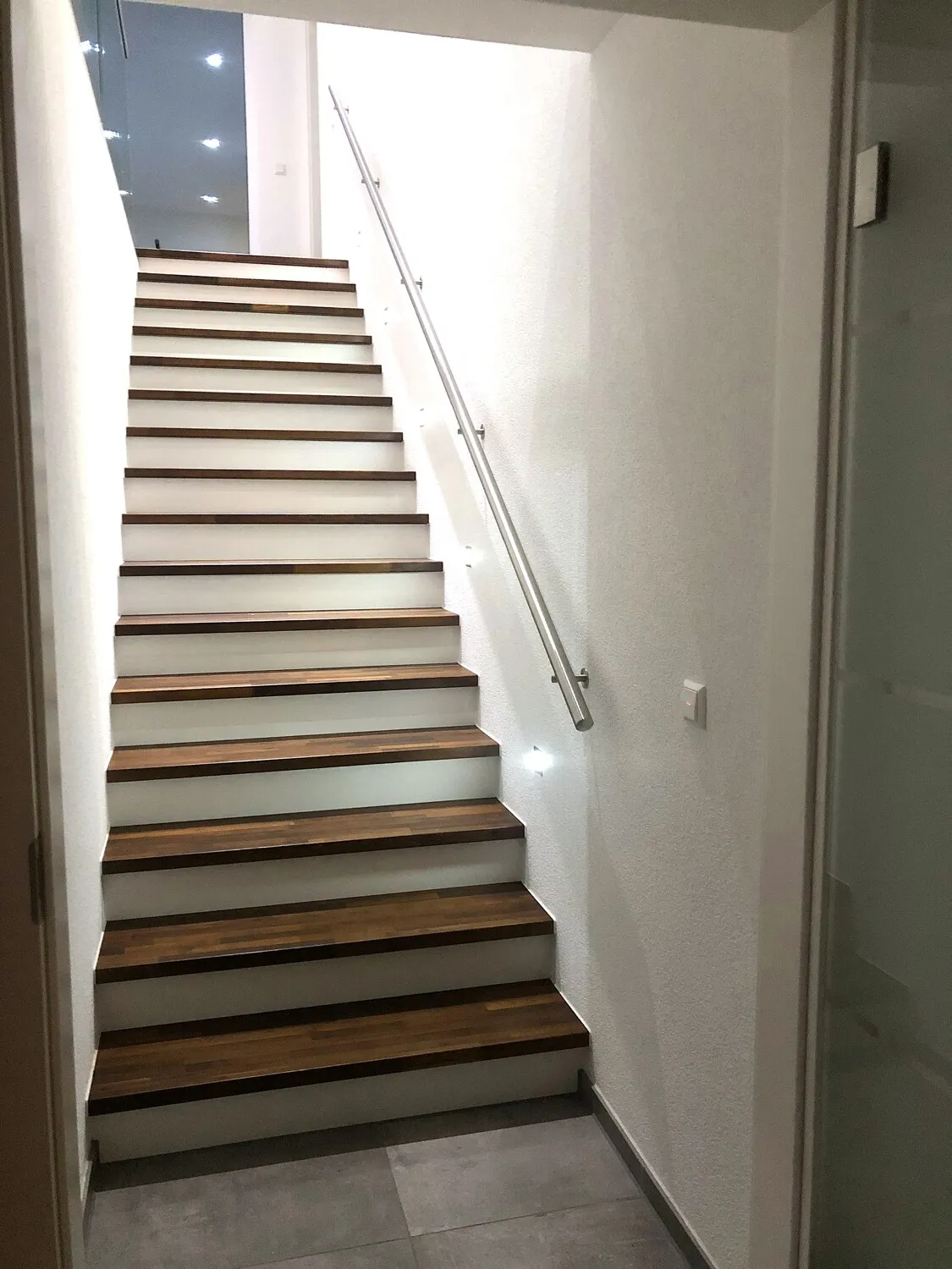 Treppenaufgang  zum 1. OG