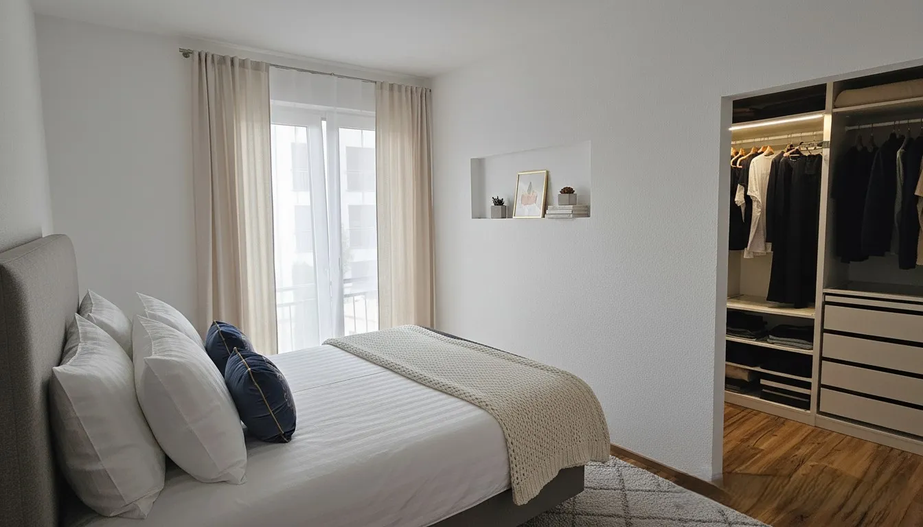 Masterschlafzimmer mit Ankleide