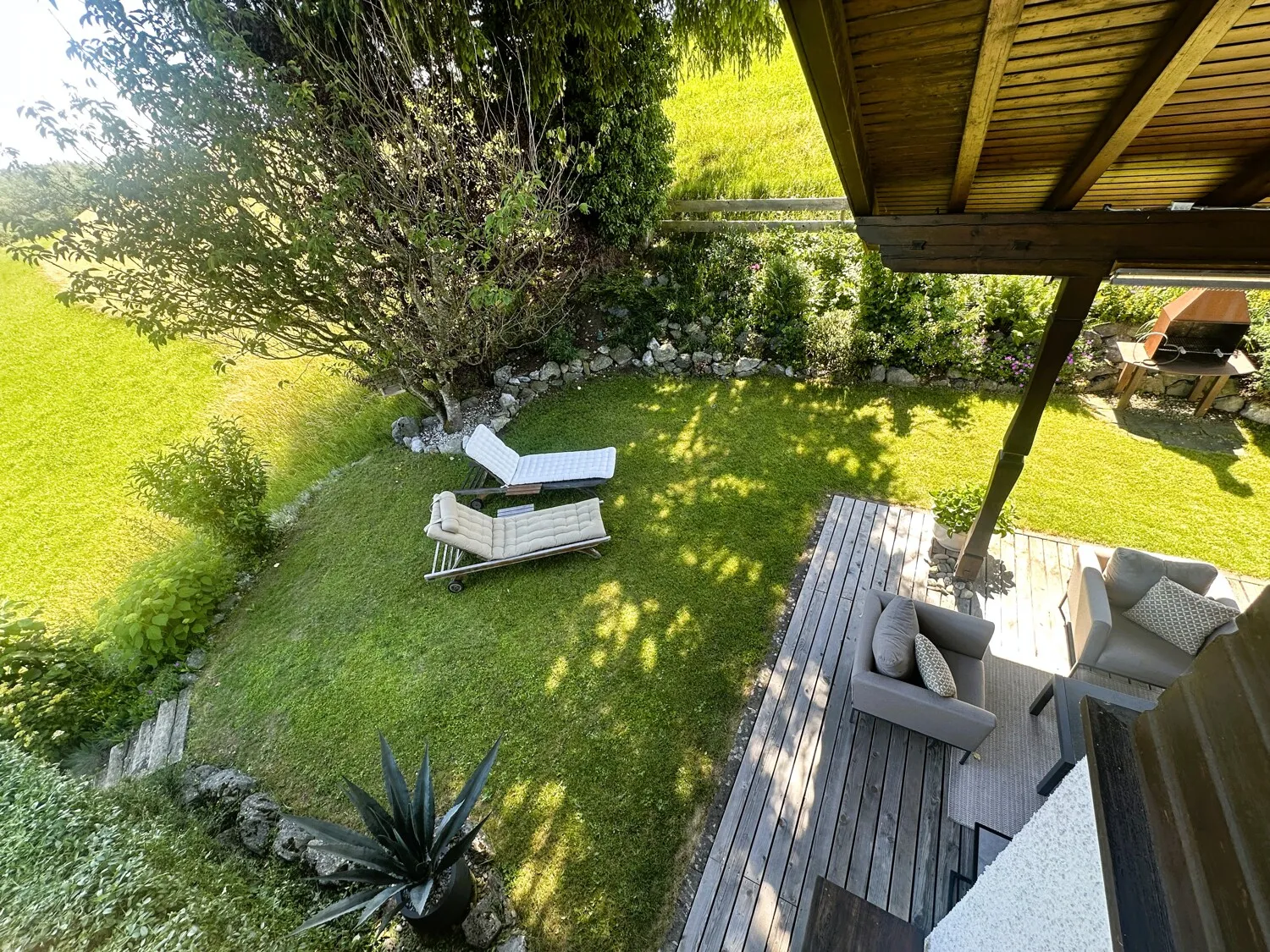 Blick Terrasse / Gartenbereich