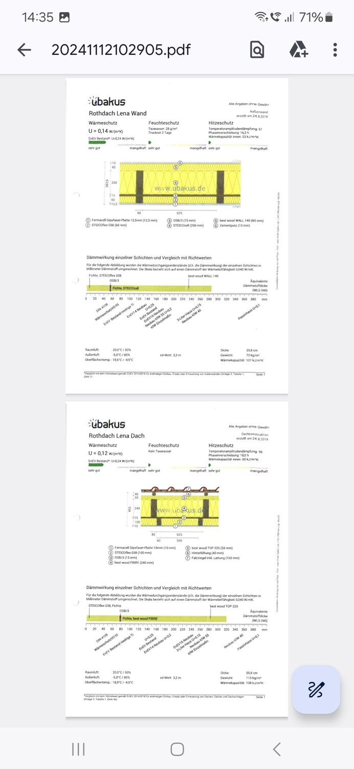 Schnitt Holzständeraufbau 2