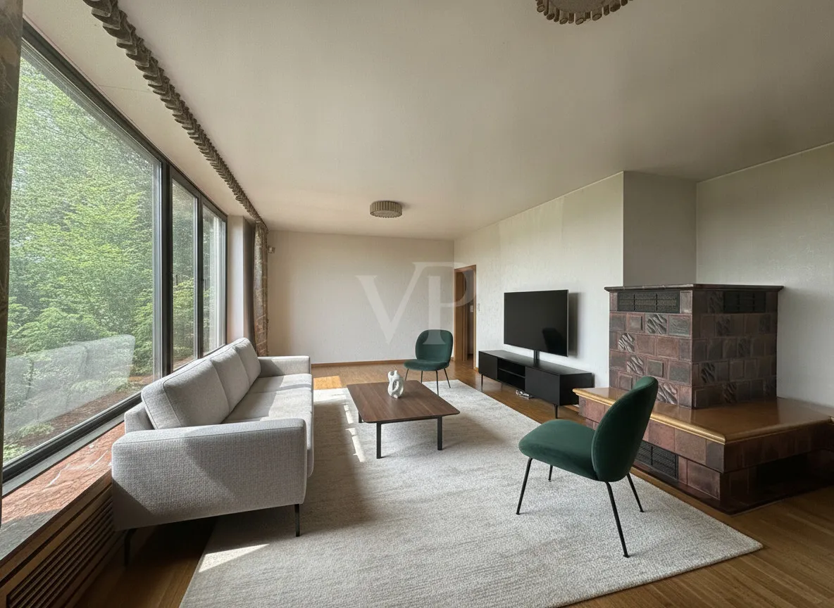 Wohnzimmer KI Staging
