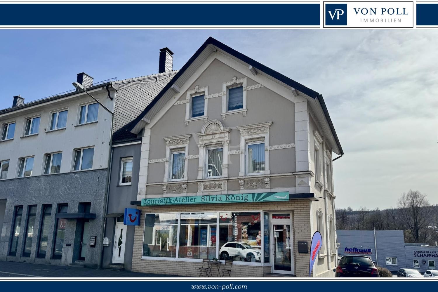Gewerbeobjekt und Wohnhaus in zentraler Lage: Investitionsmöglichkeit mit Potenzial