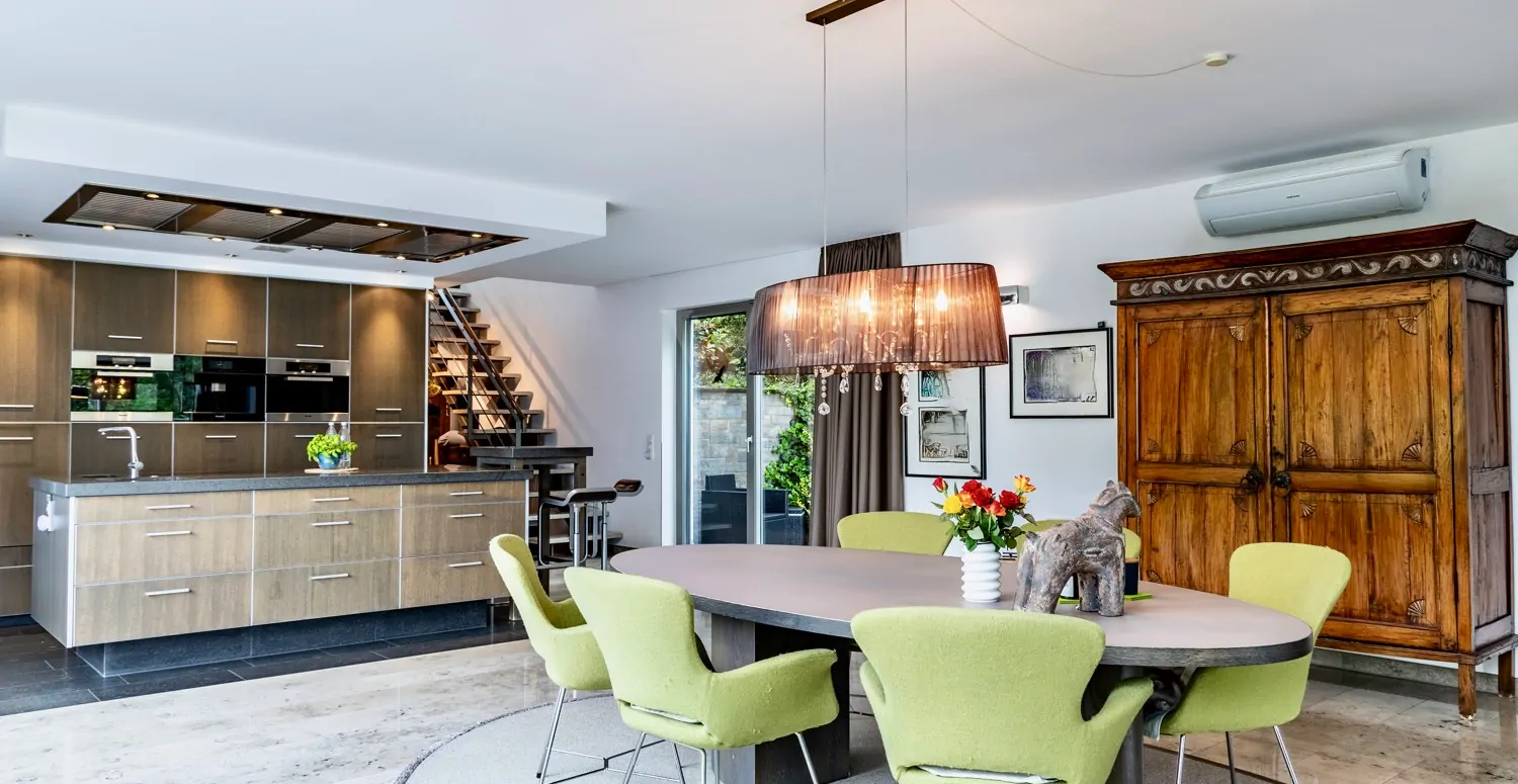 Wohnküche/Essbereich Haus 1