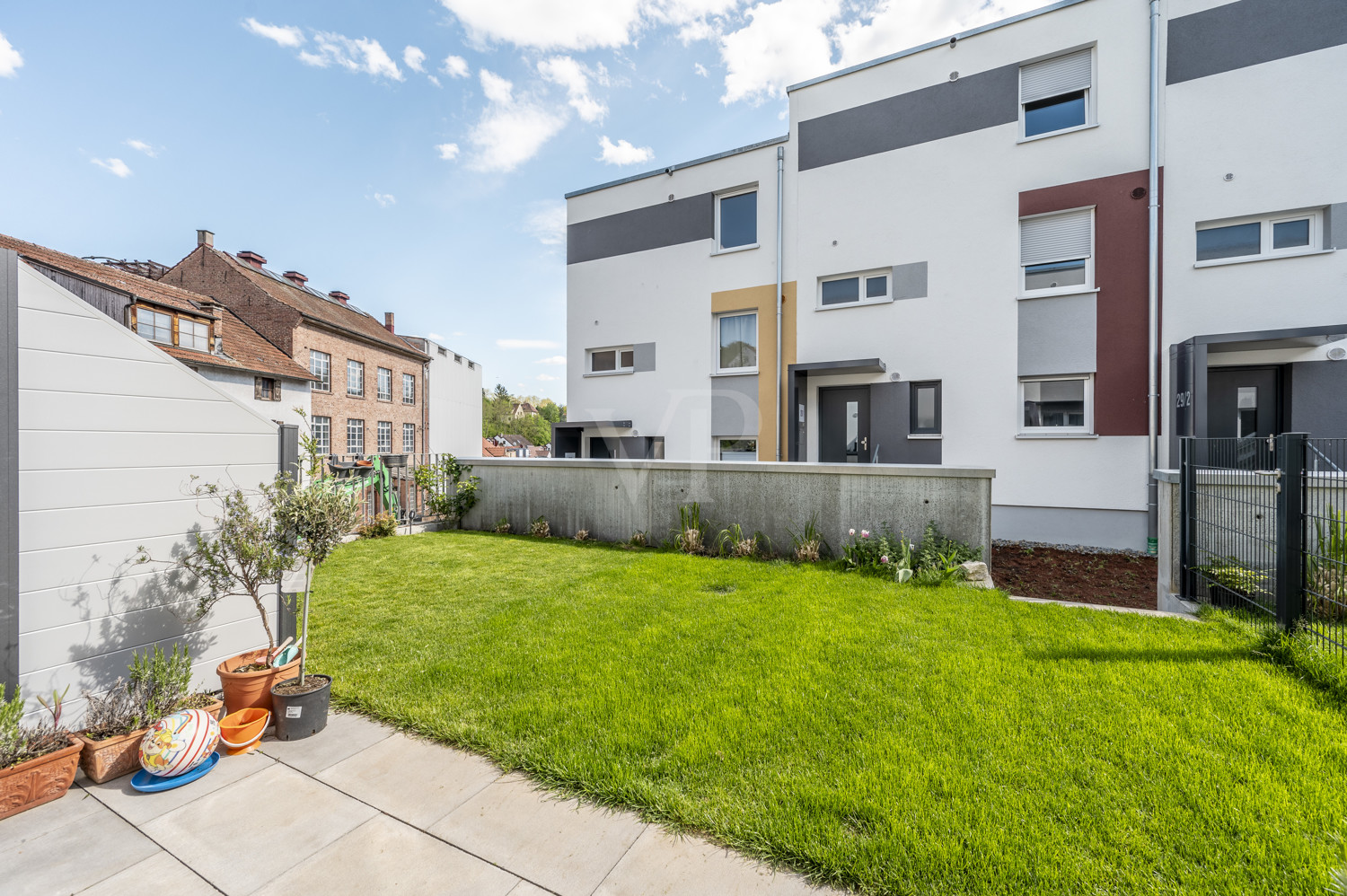 Terrasse und Garten