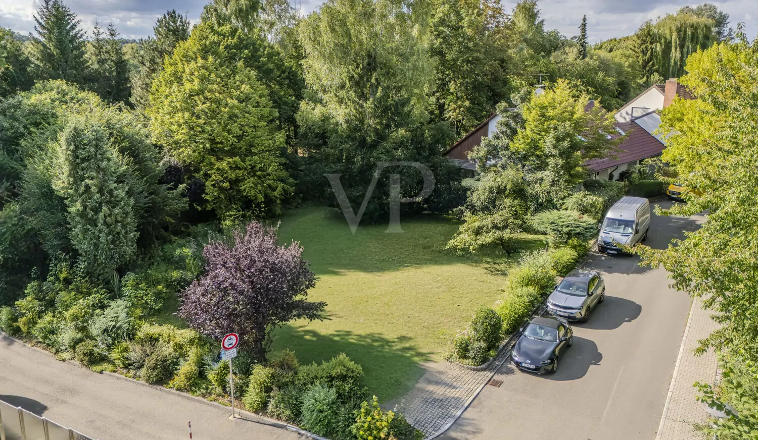 Grundstück - Bestandshaus virtuell entfernt