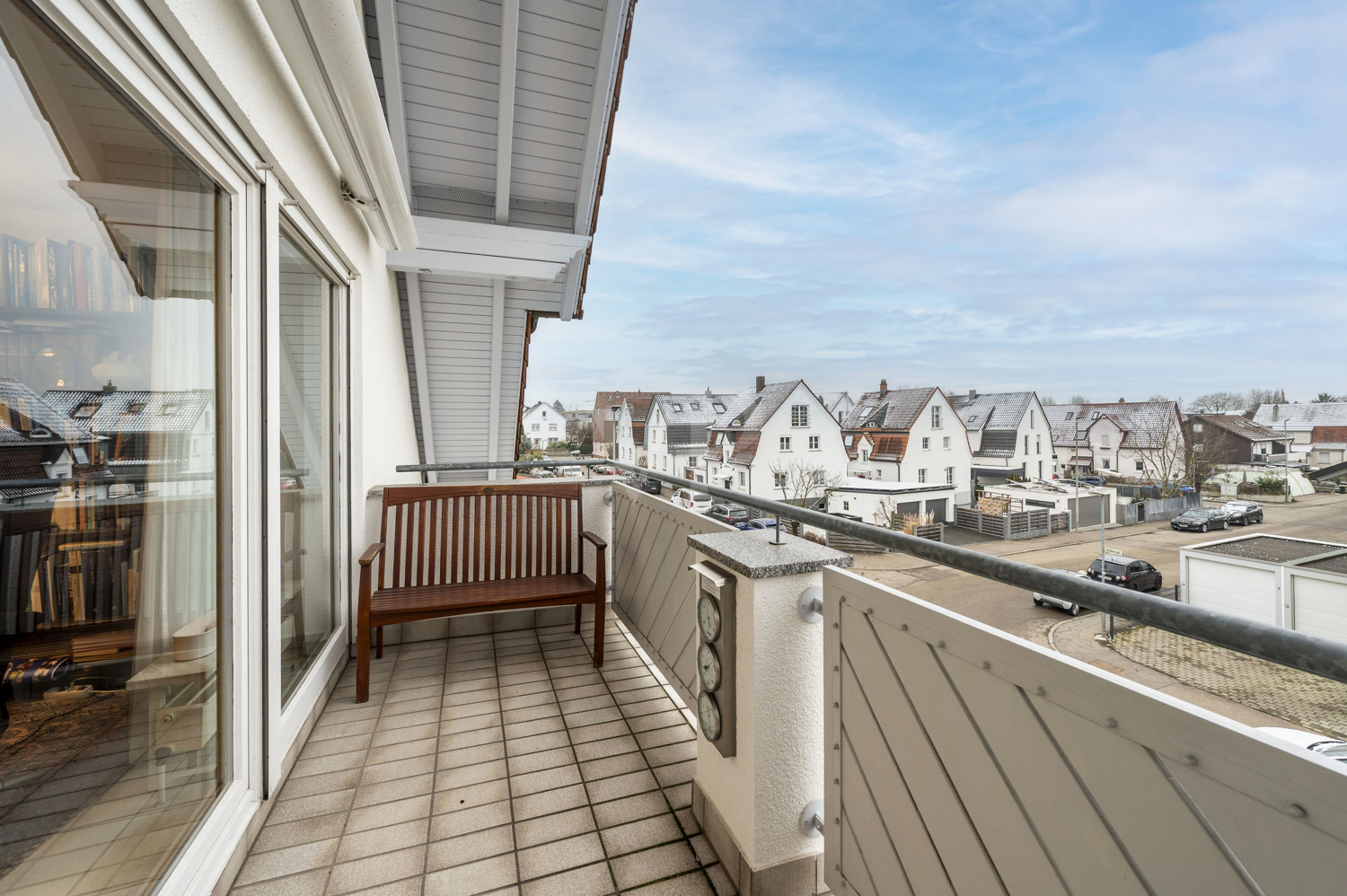 Überdachter Balkon