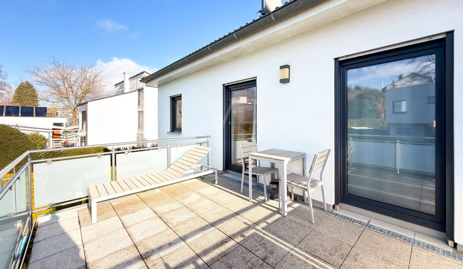 Süd-West Balkon im 1. Obergeschoss