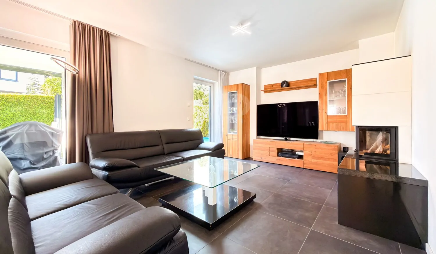 Wohnbereich mit Kaminofen