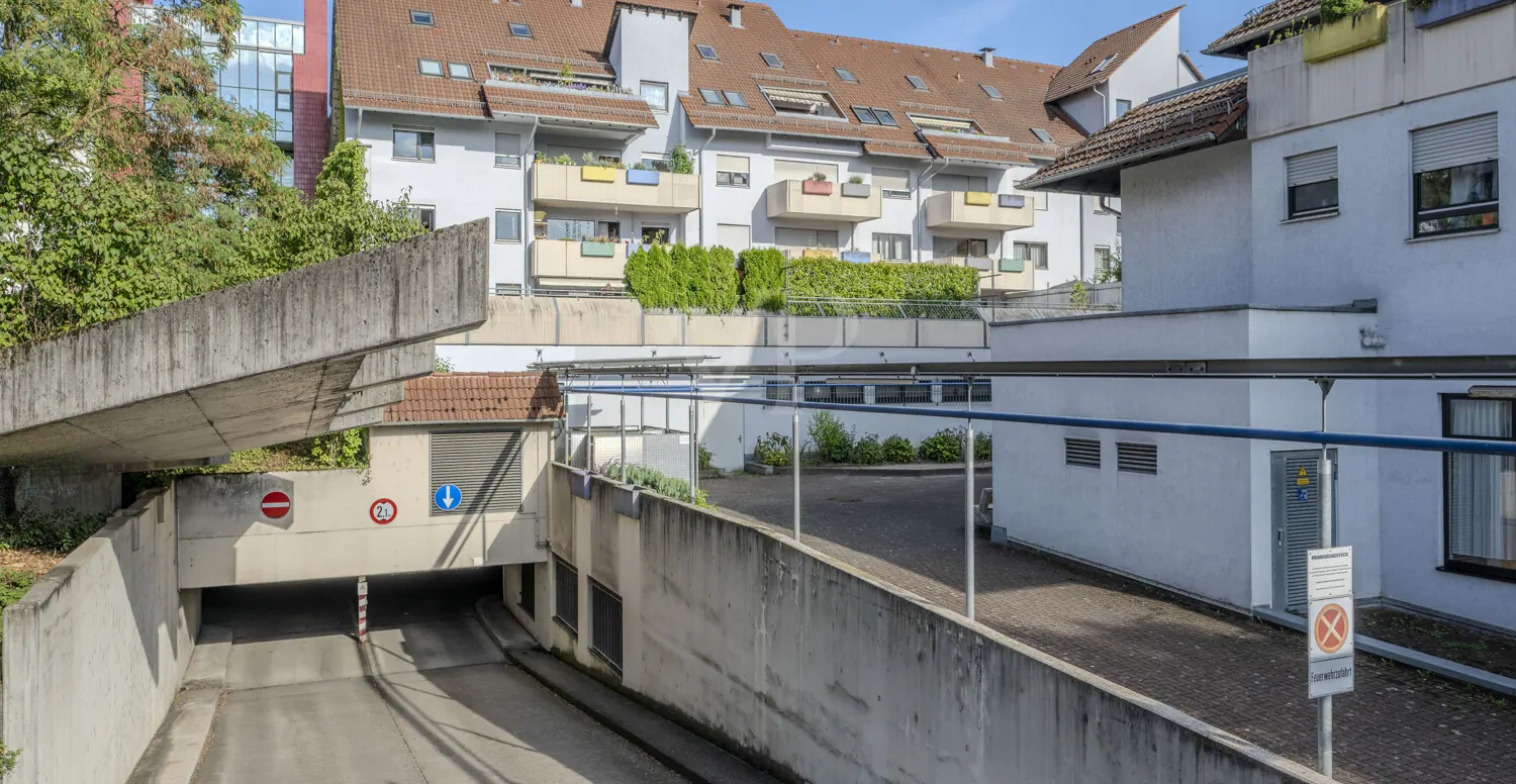 Zufahrt Tiefgarage