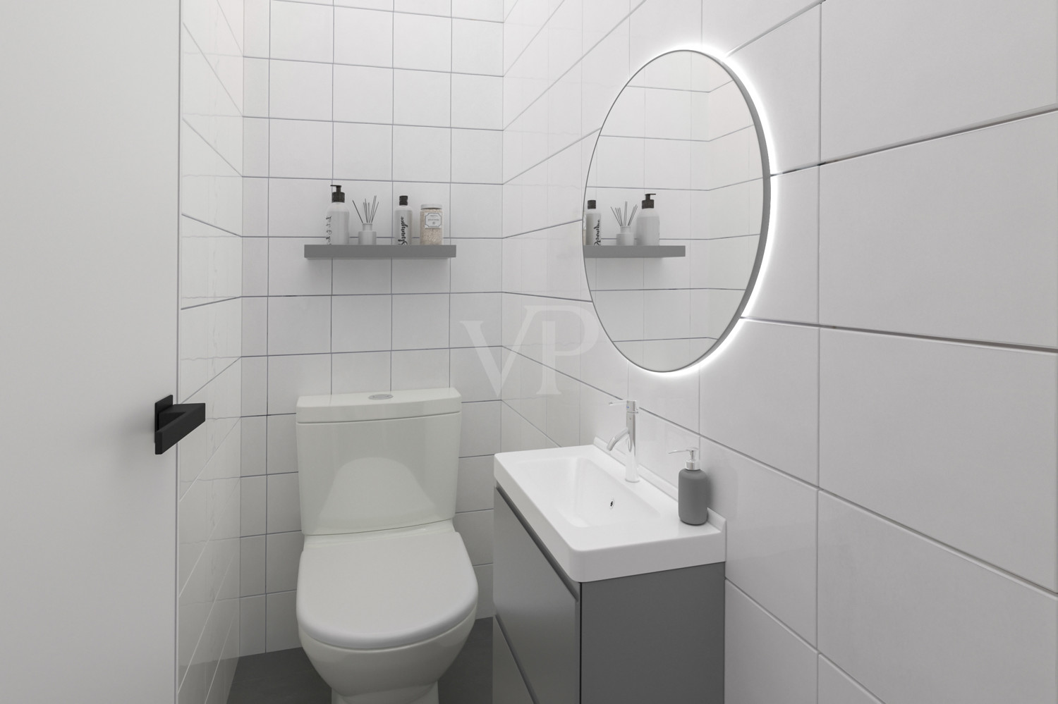 Visualisierung - Gäste-WC