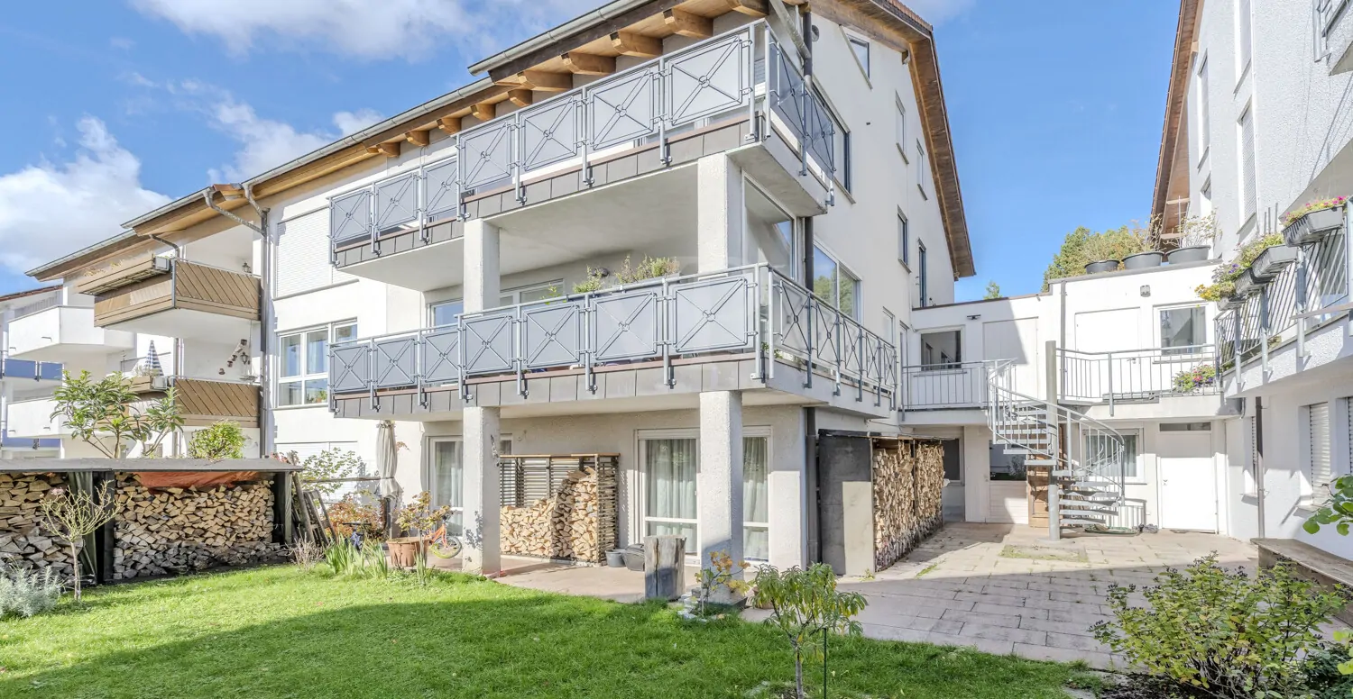 Hausansicht vom Garten