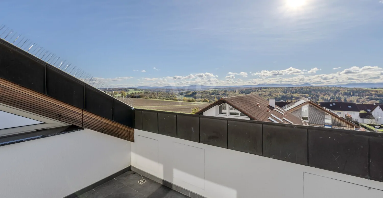 Loggia im Dachgeschoss