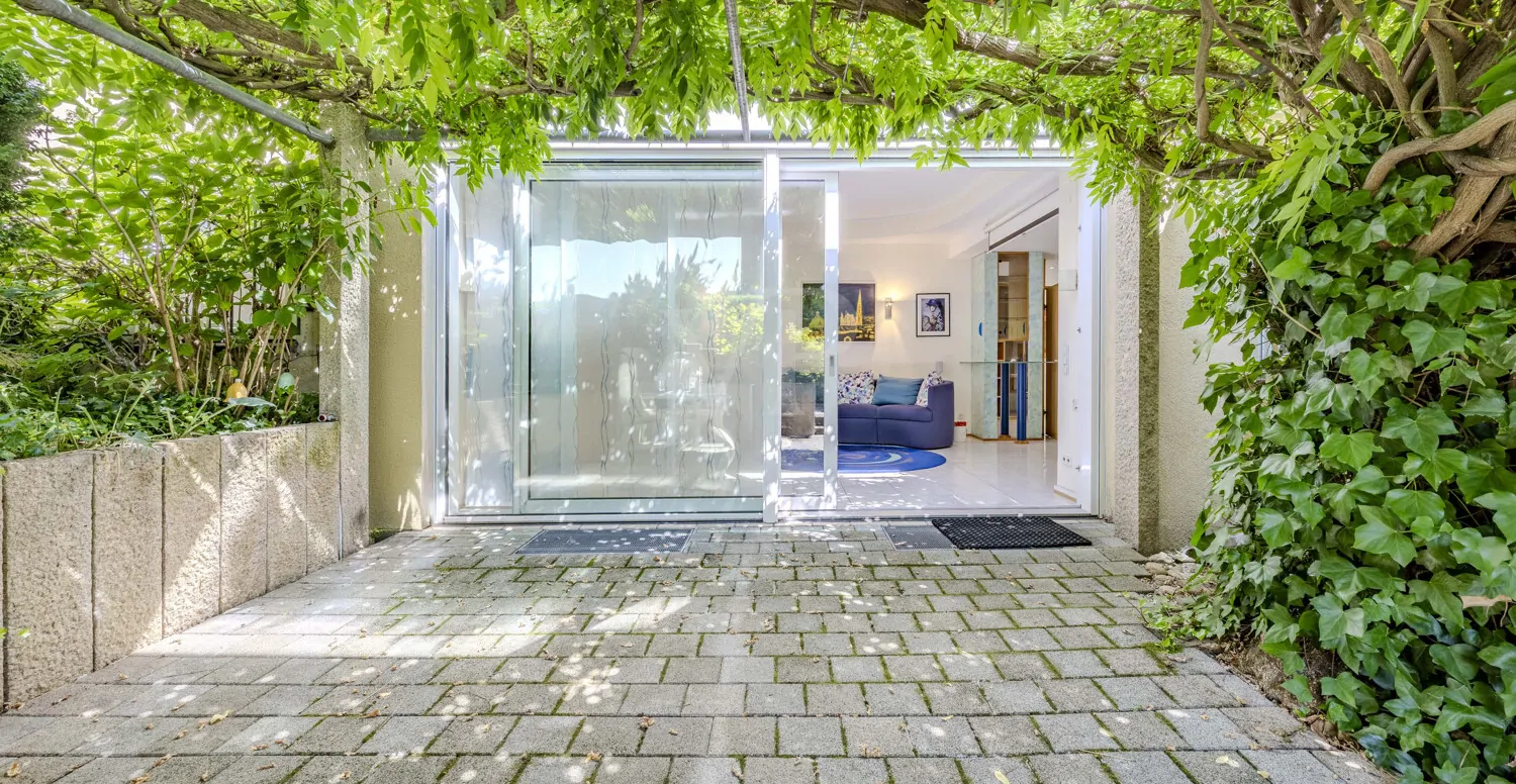 Überdachte Terrasse