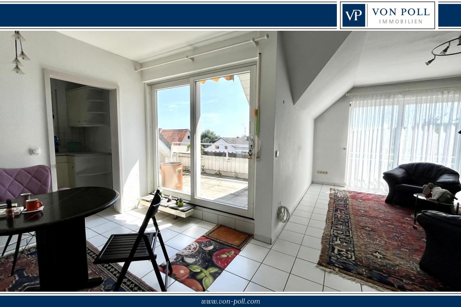 Traumhafte 2-Zimmer-Dachgeschosswohnung mit Fernblick