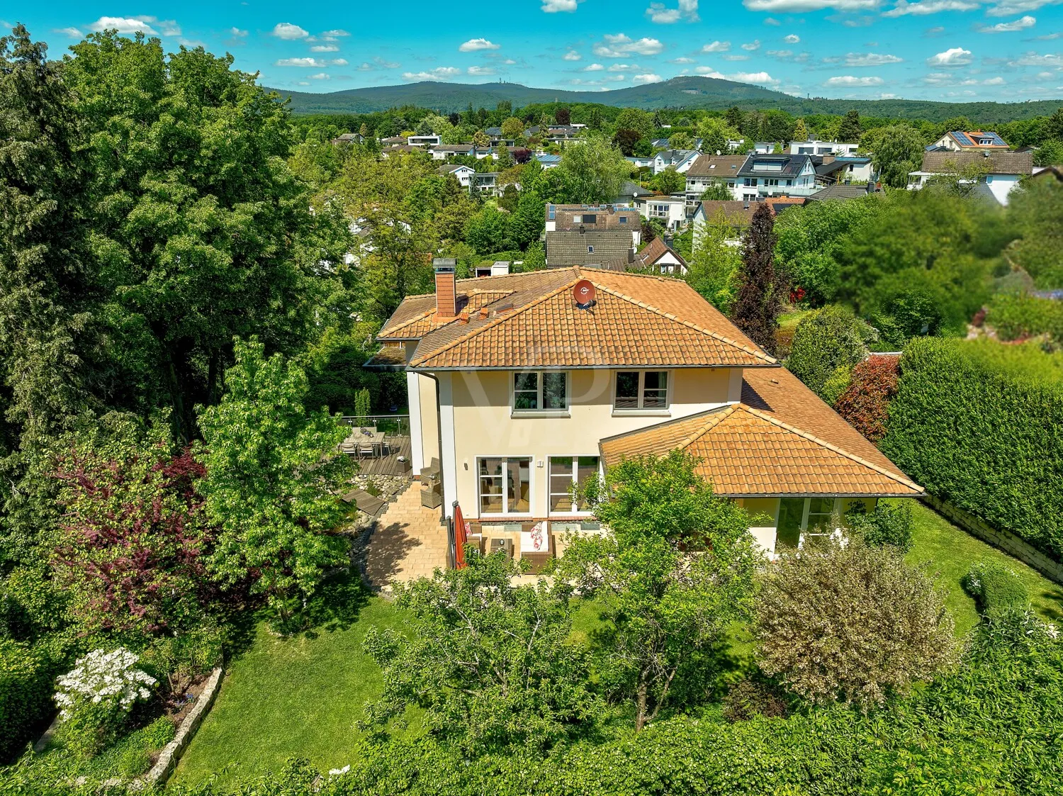 Luftbild Gartenansicht