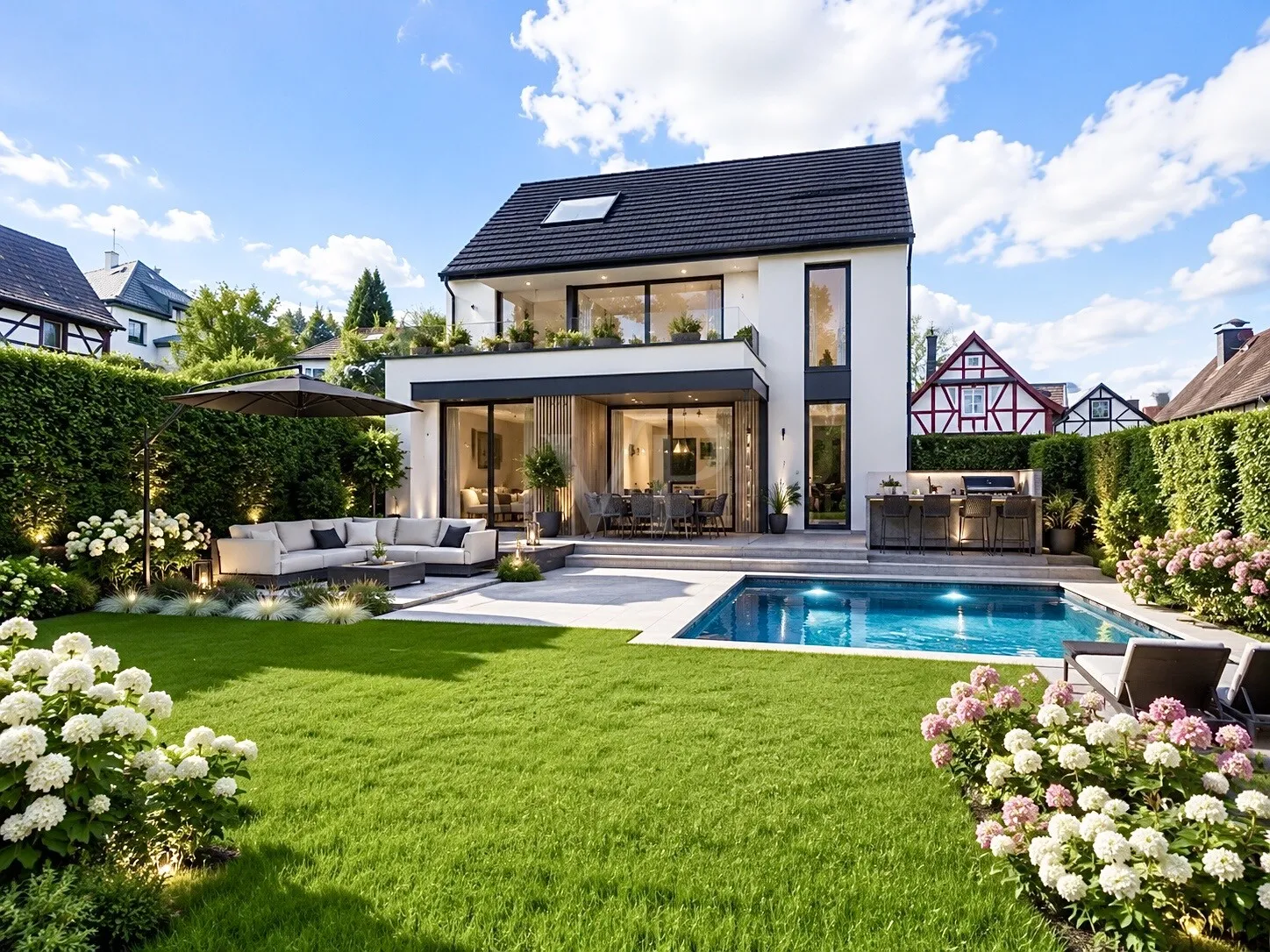 Gartenansicht | Visualisierung