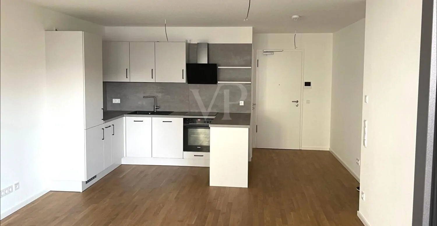 Neubau / Erstbezug: 2 - Zimmer Wohnung mit großem Balkon und TG-Platz