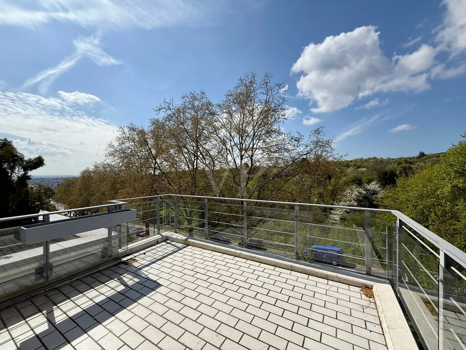 Balkon mit Aussicht