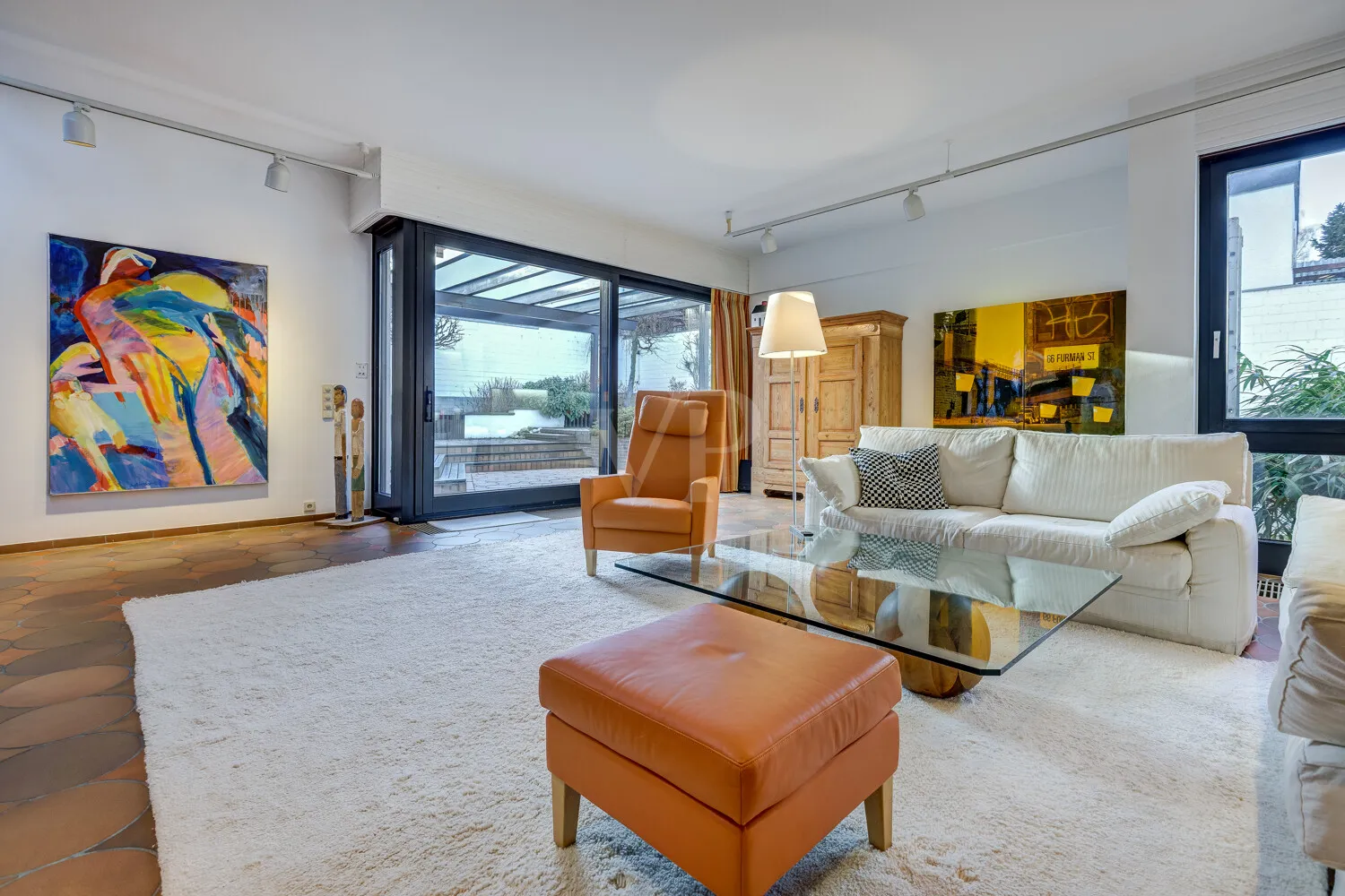 Lichtdurchfluteter Wohnbereich