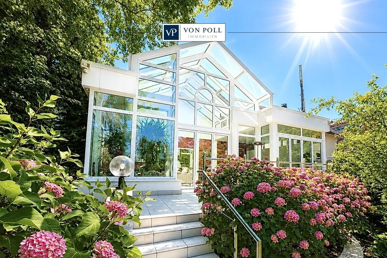 Familientraum mit extraordinärem Wintergarten am Dachberg