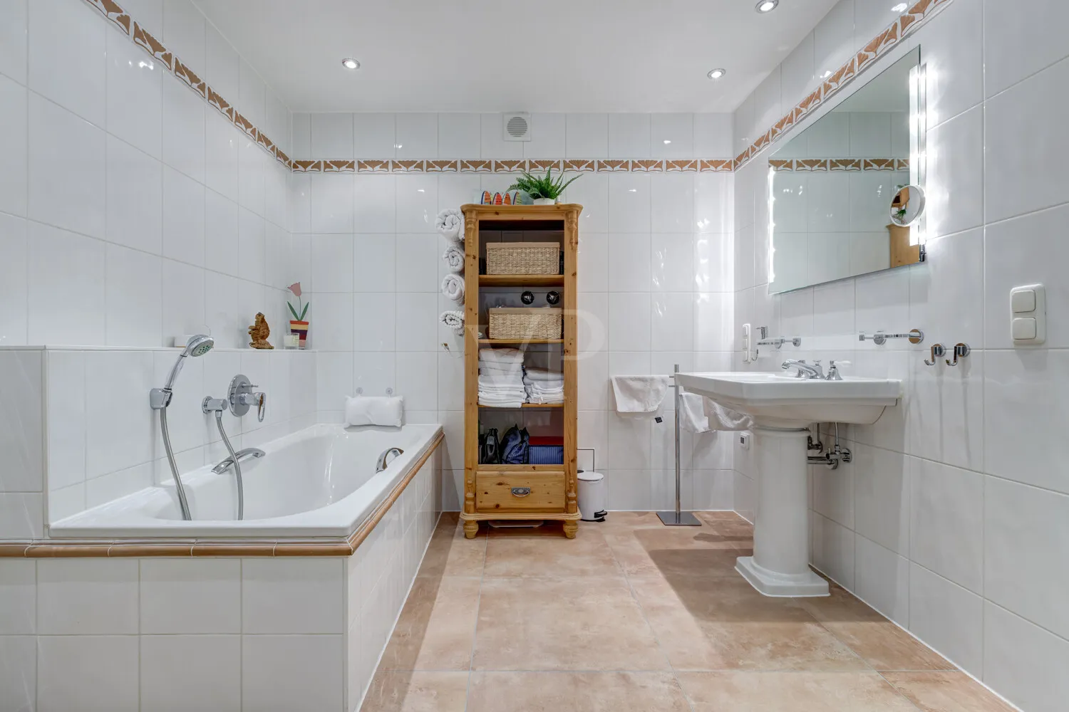 Badezimmer im toskanischen Stil