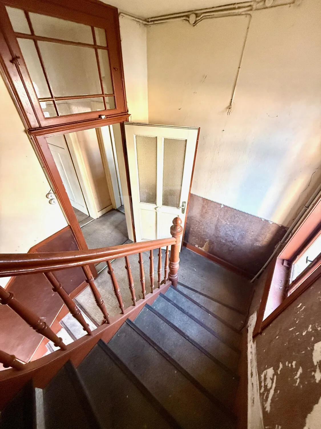 Historisches Holztreppenhaus