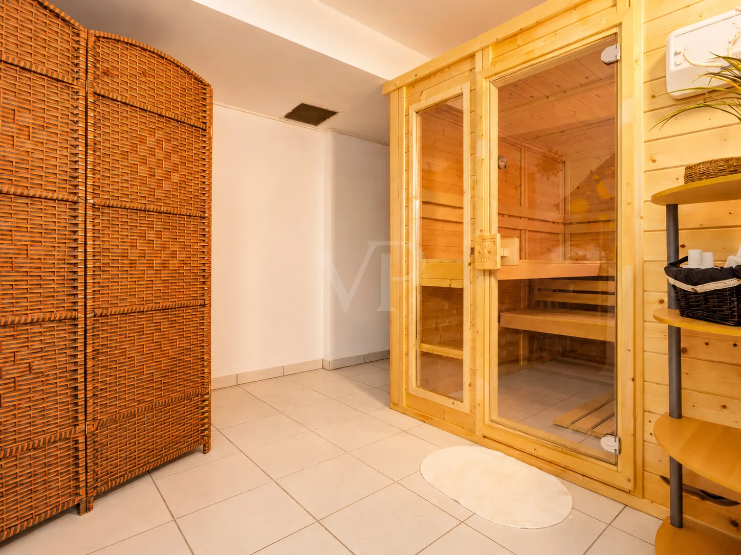 Sauna im Untergeschoss