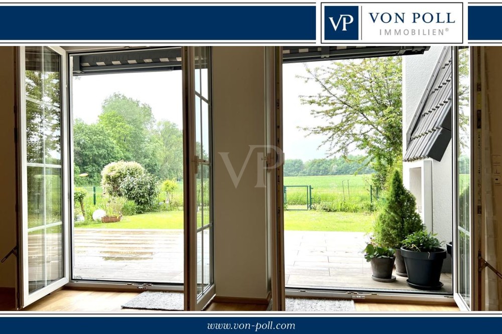 Blick aus dem Wohnzimmer