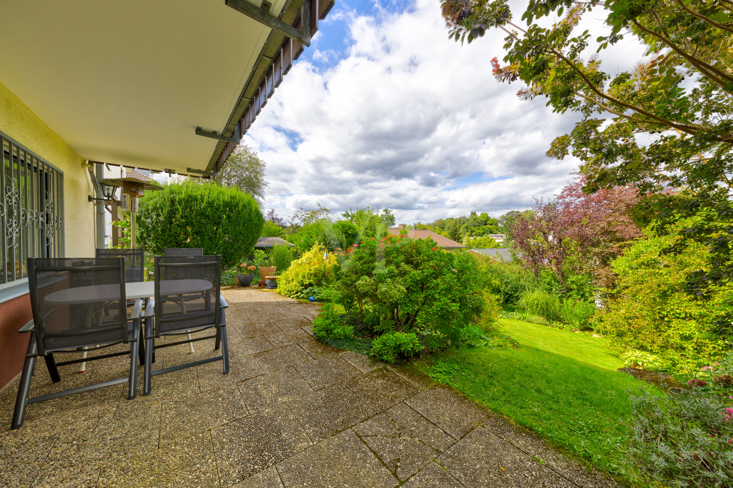 Einladender Terrassenbereich