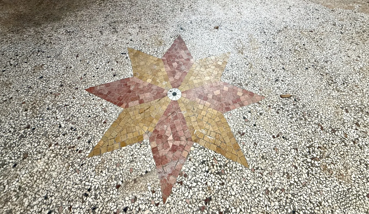 Bodenornament Terrazzoboden