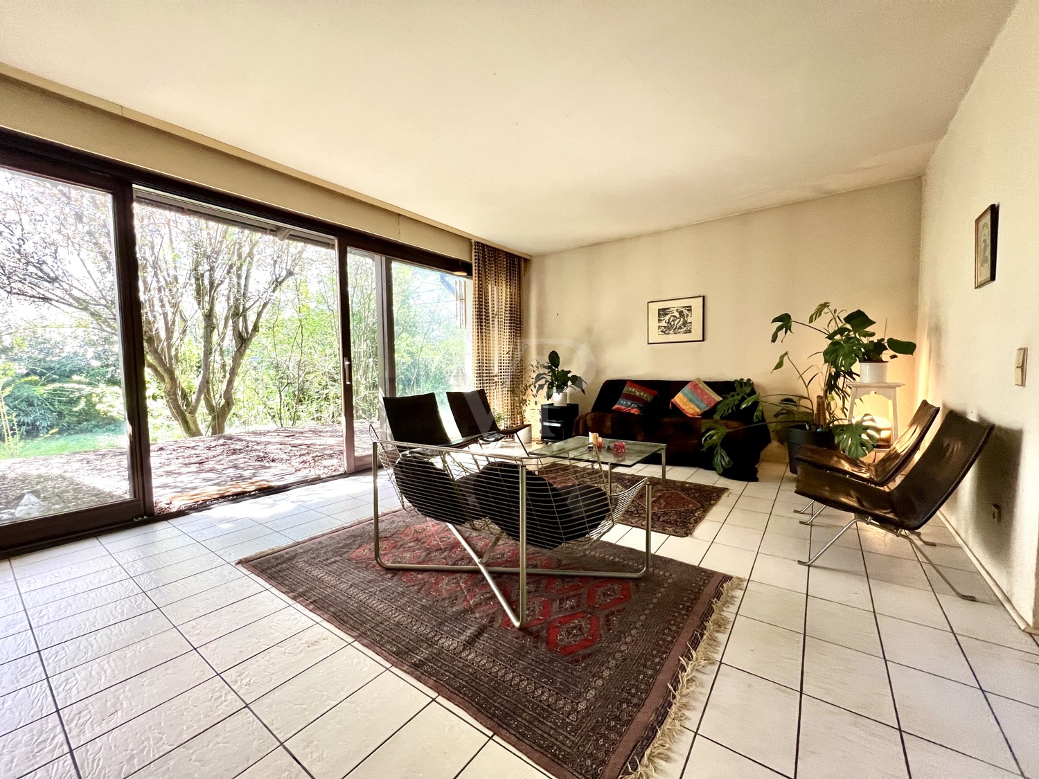 Wohn- und Essbereich mit 70's Charme
