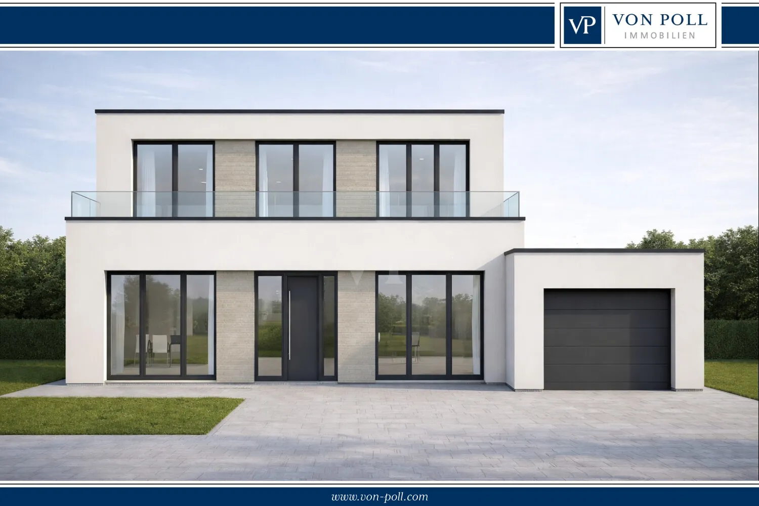 Rarität in Blicklage inmitten der Natur mit viel Privatsphäre im Bauhausstil