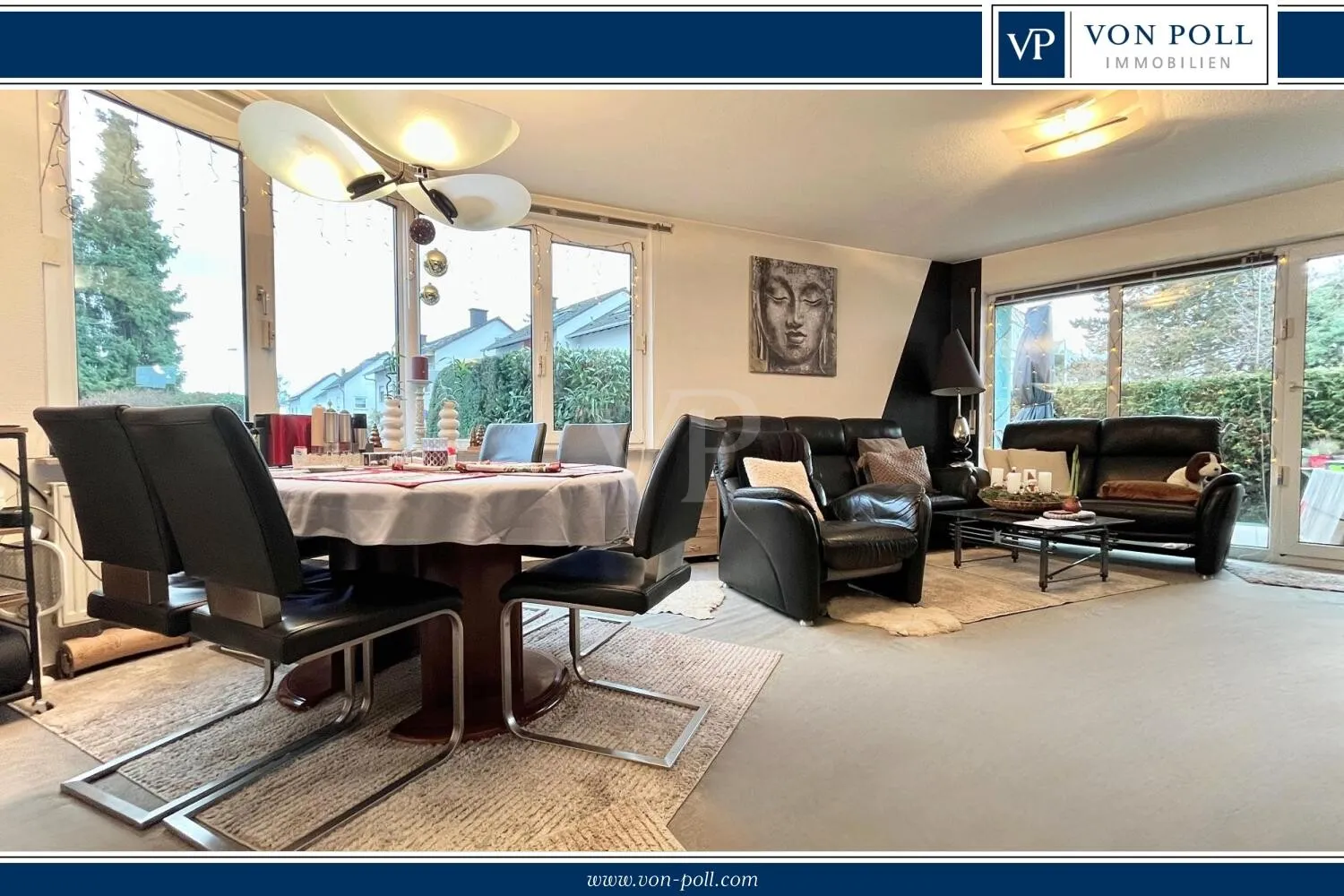 Erdgeschosswohnung mit kleinem Garten – entspanntes Wohnen auf einer Ebene