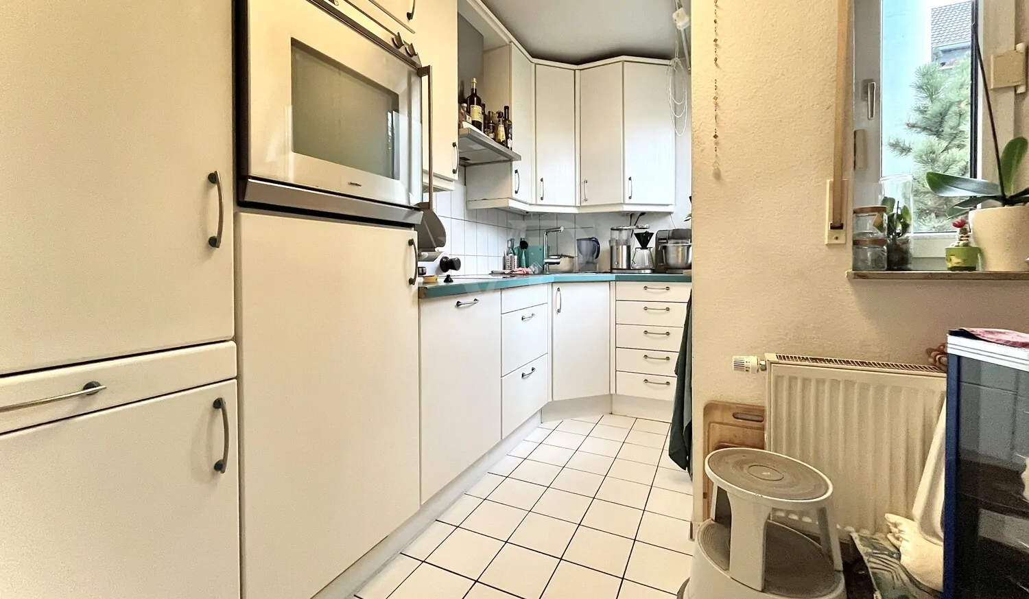 Lichtdurchflutete Küche