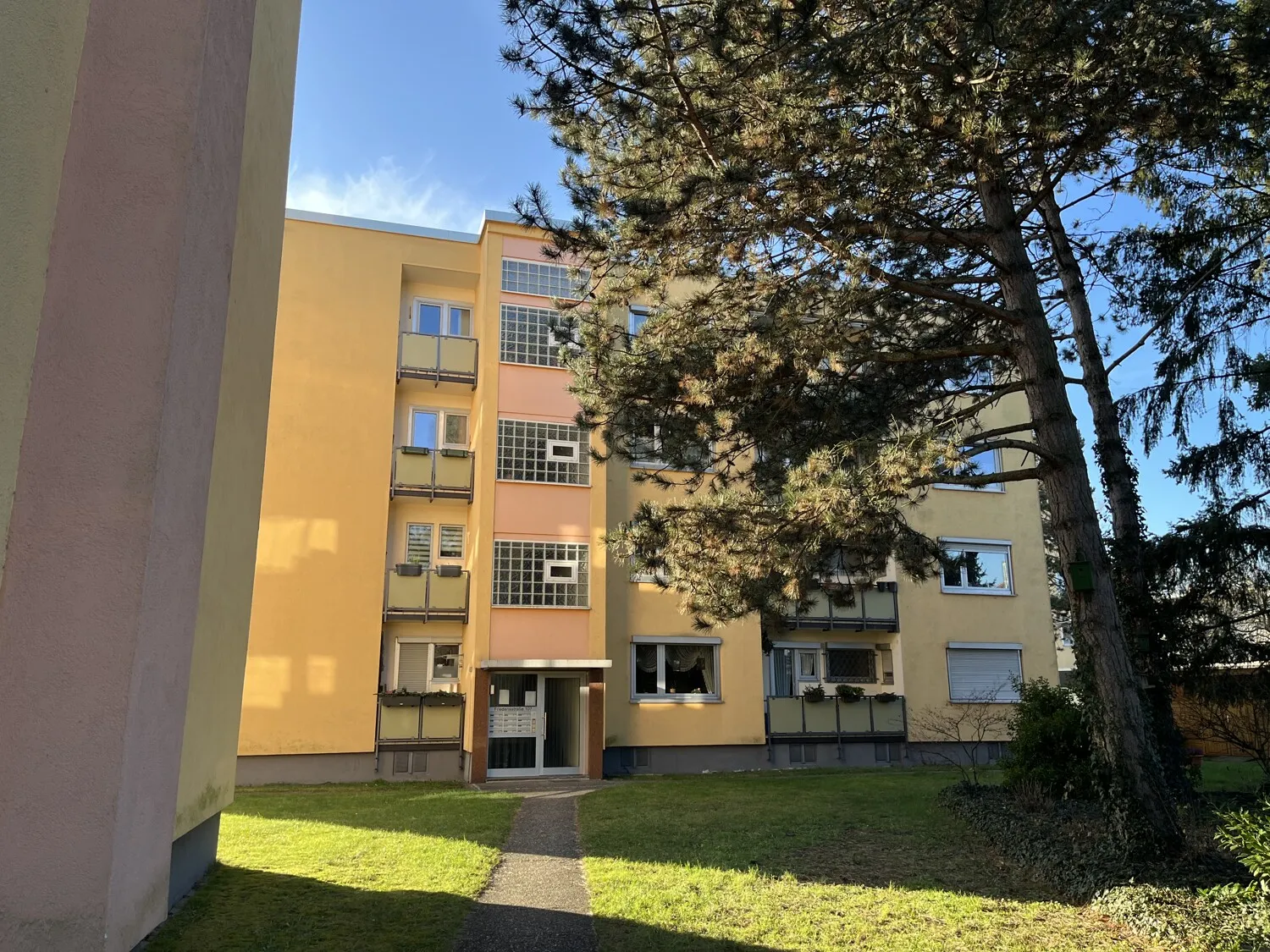 Blick vom Spielplatz