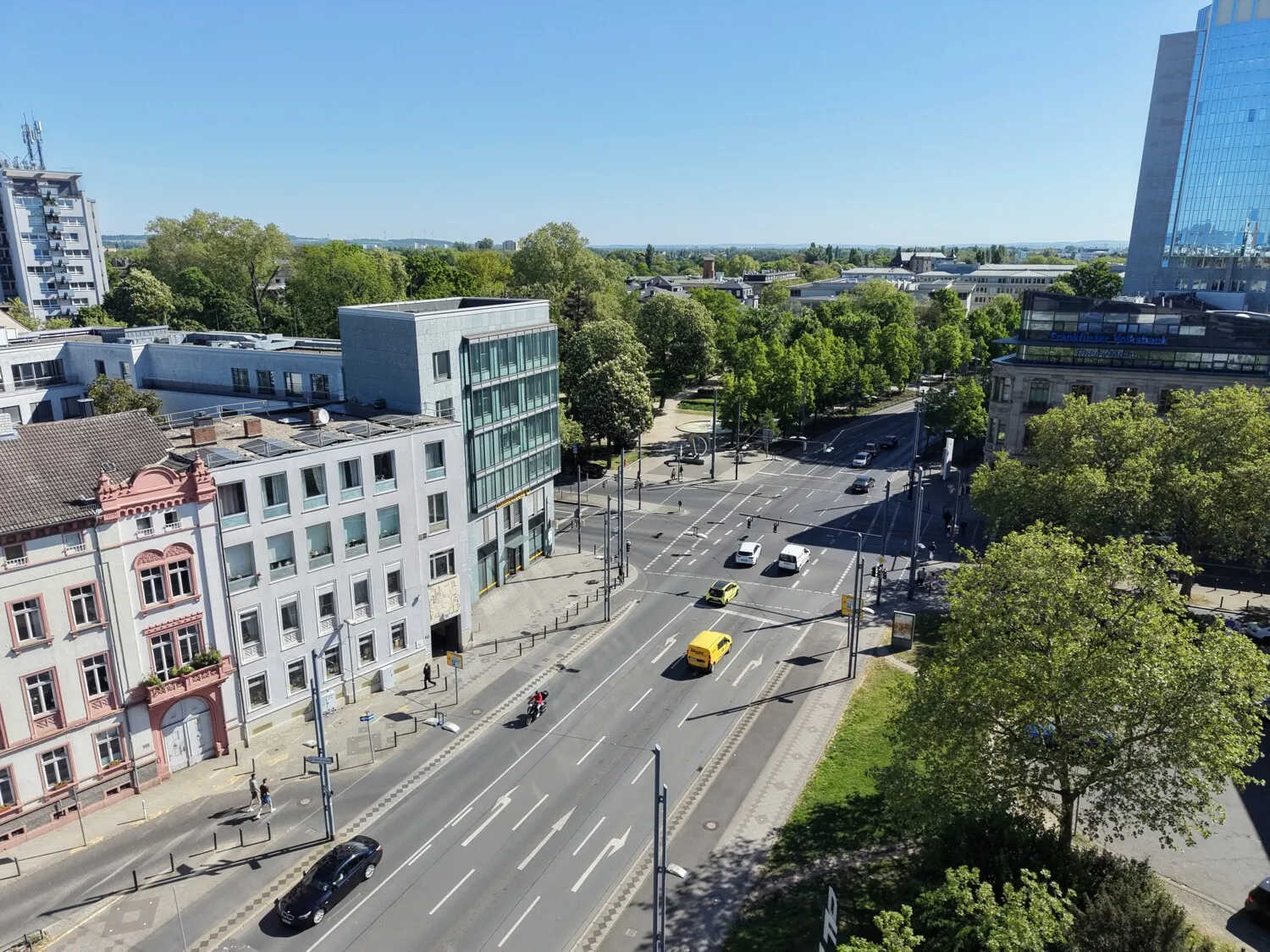 Parkblick vom Schlafzimmer