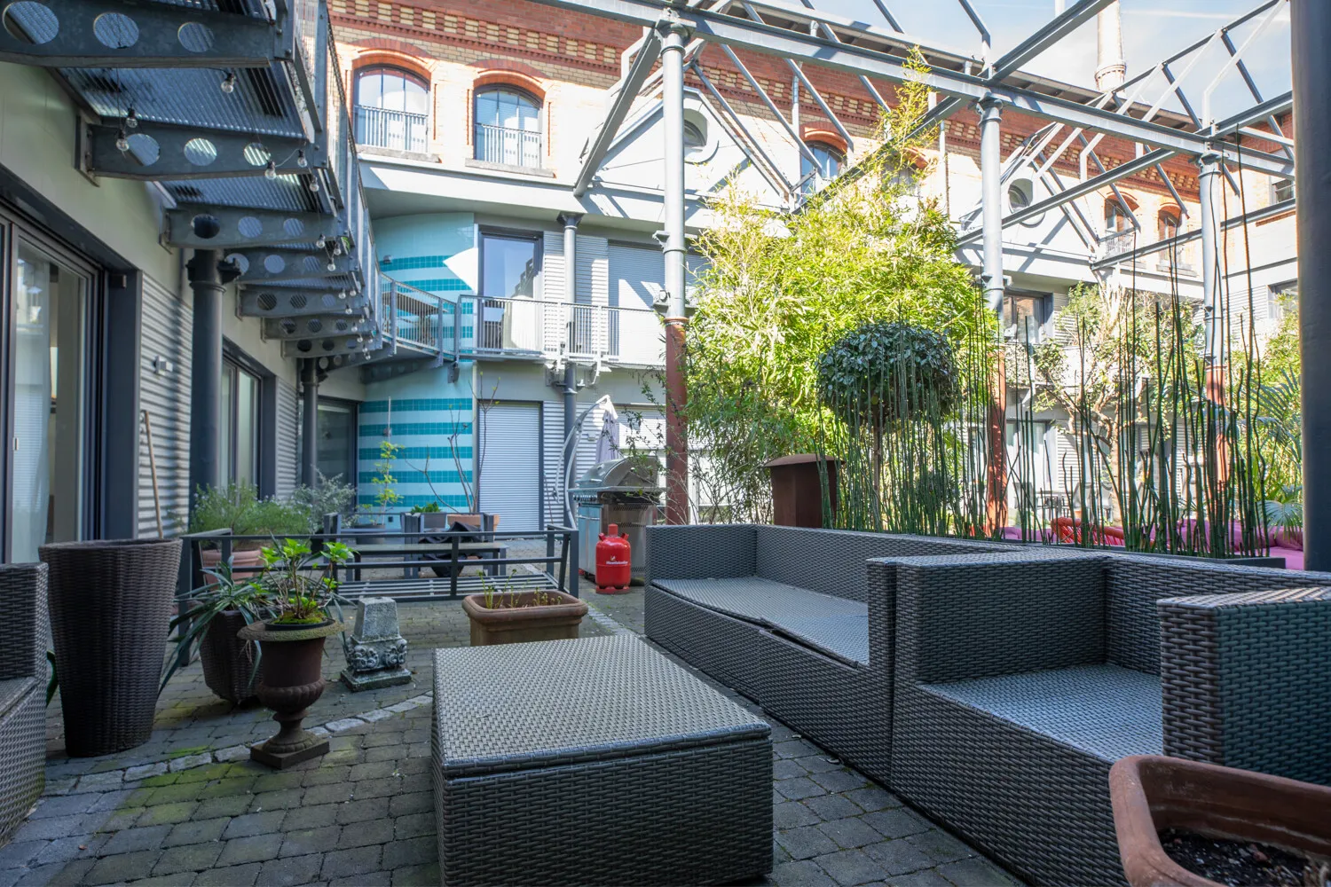 Terrasse Gemeinschaftsgarten