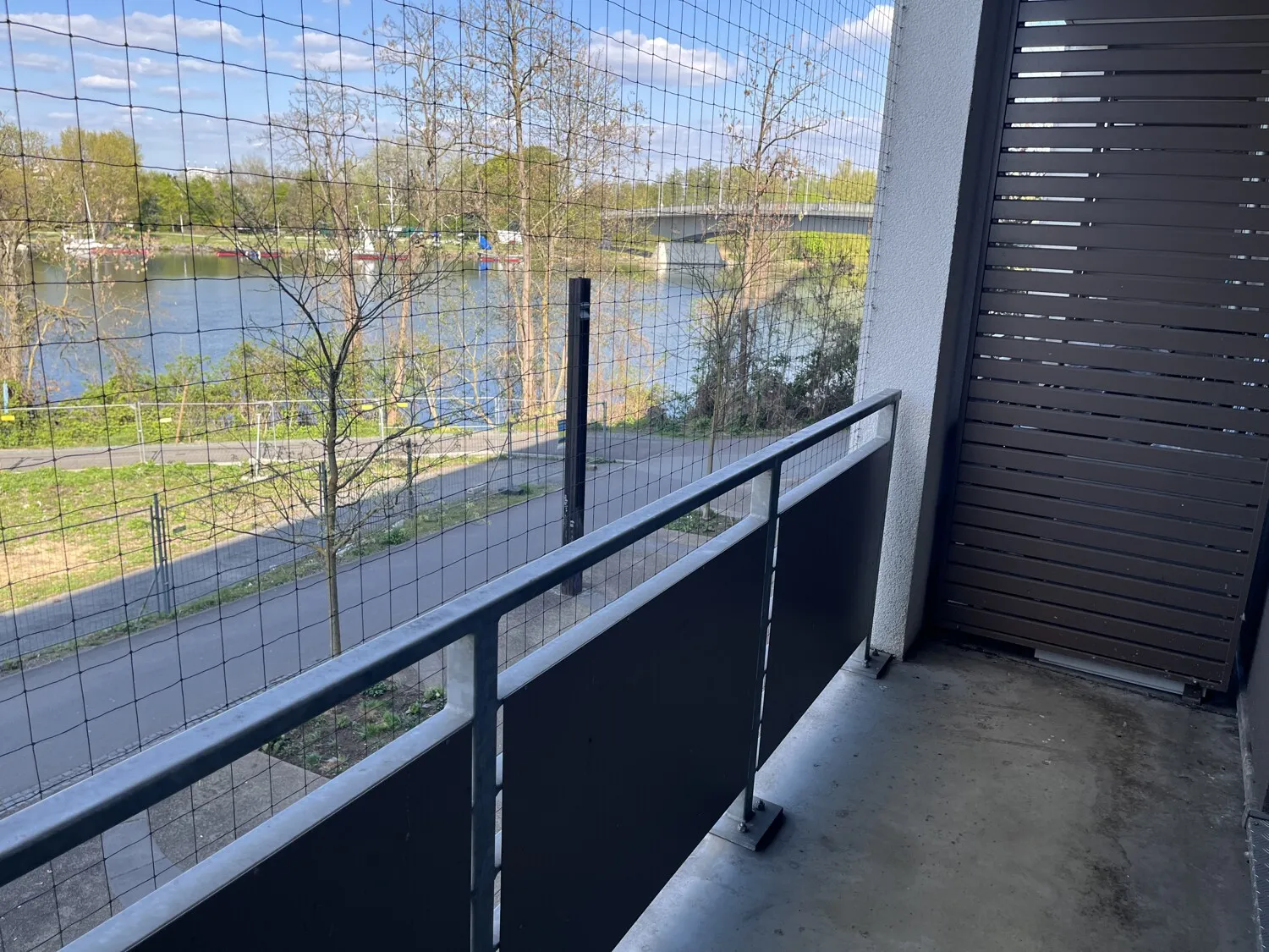 Blick vom Balkon