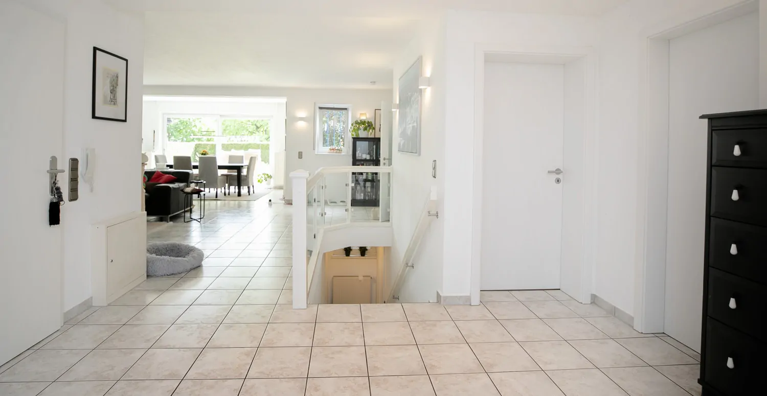 Abgang in das Untergeschoss