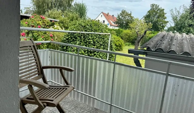 Etage 1 Balkon mit Gartenblick