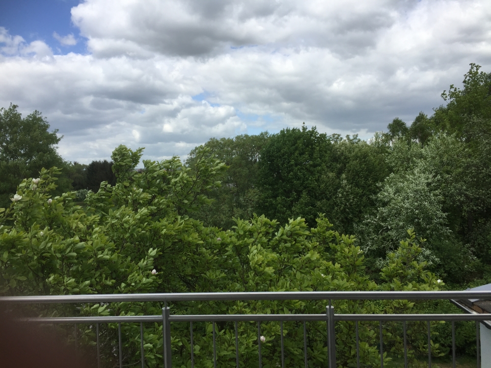 Ausblick Balkon