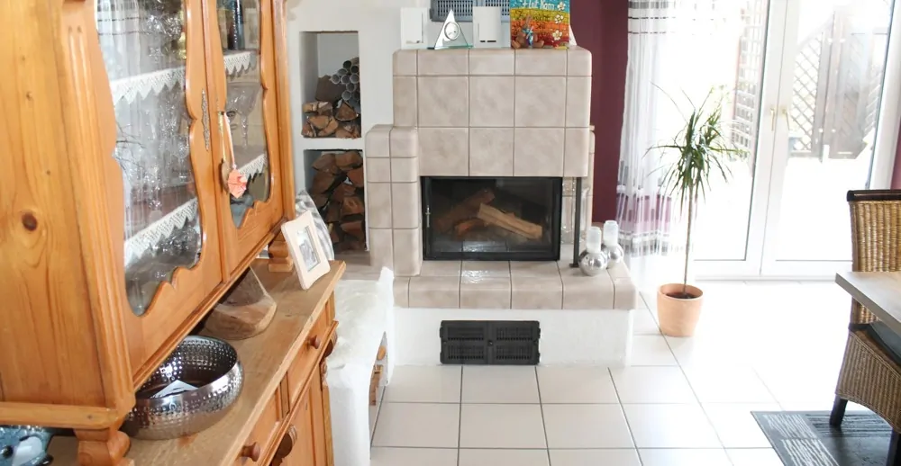 EG Essbereich mit Kachelofen