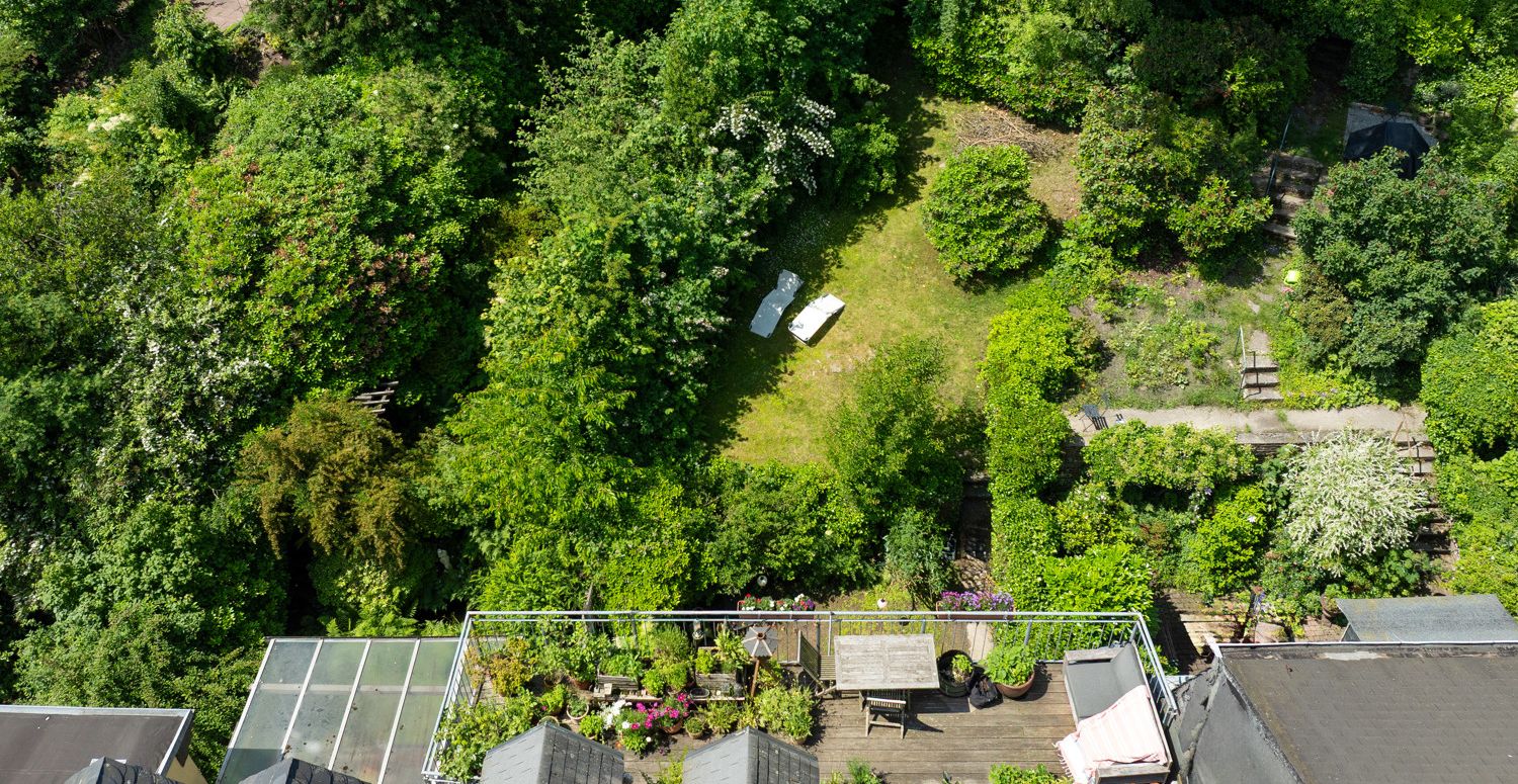 Luftbild Garten