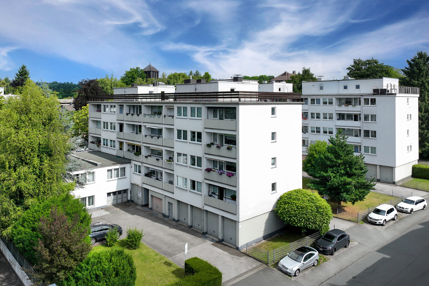 Ansicht Wohnhäuser 1 und 2