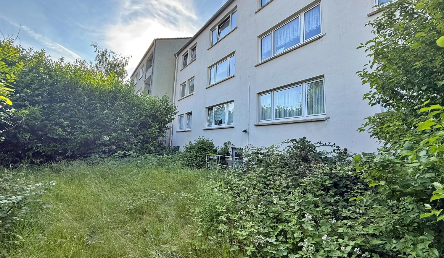 Rückansicht Haus B und C