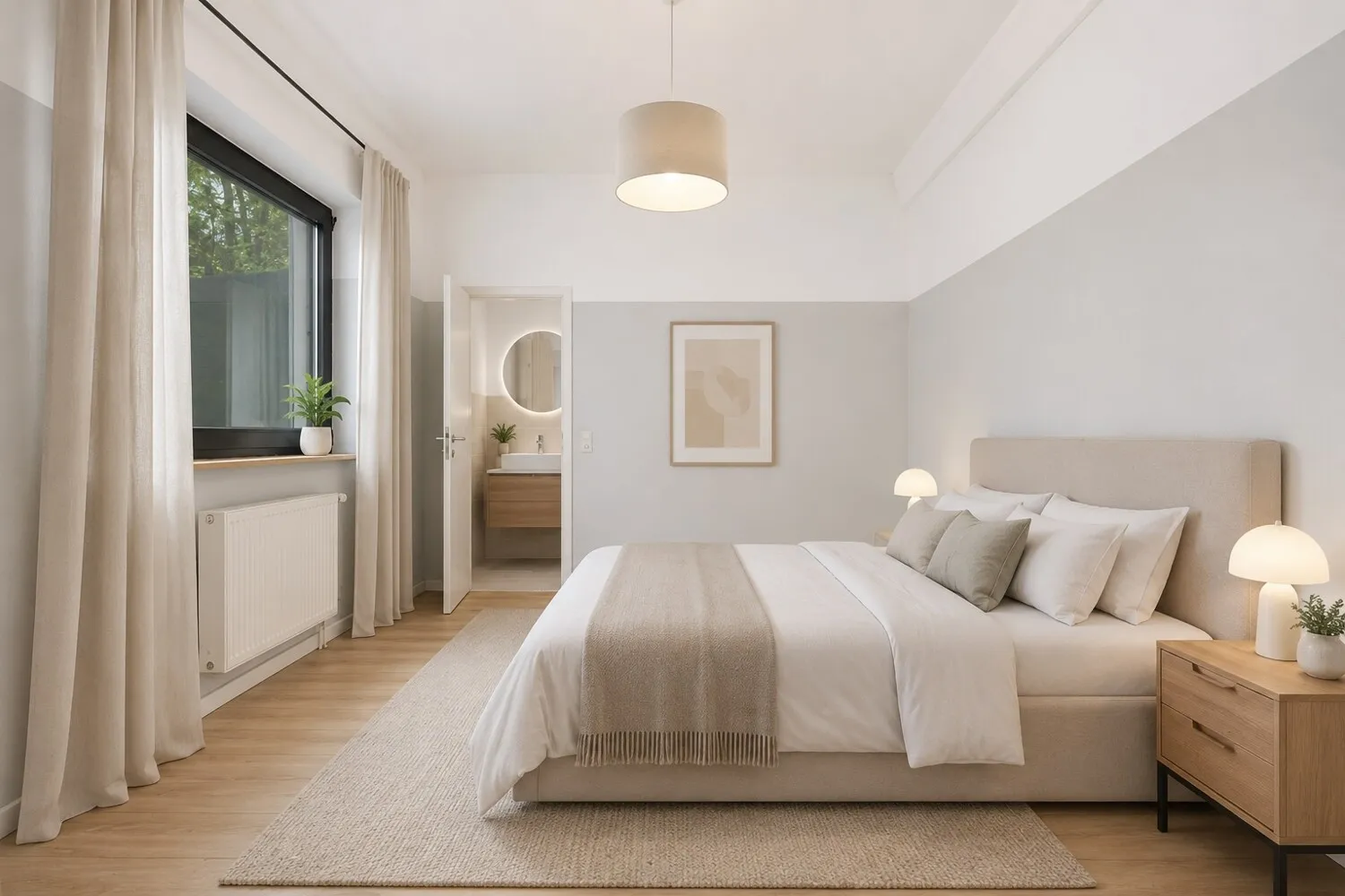 Untergschoss Einrichtungsvorschlag Schlafzimmer