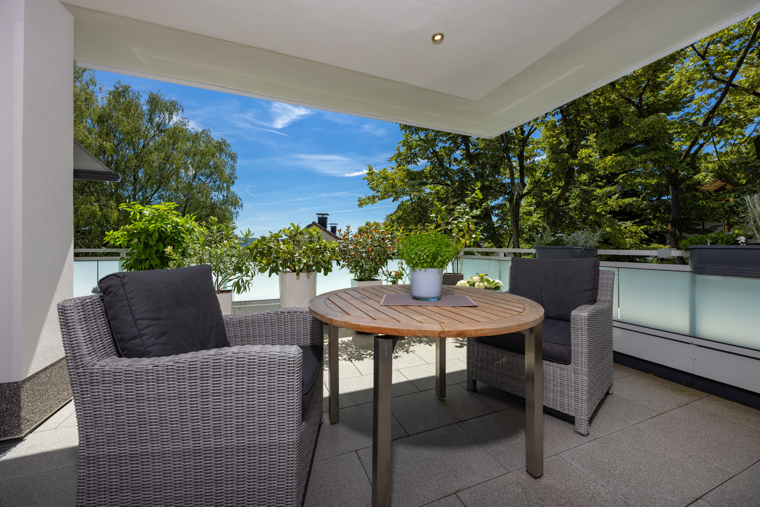 Terrassenbereich Sitzecke
