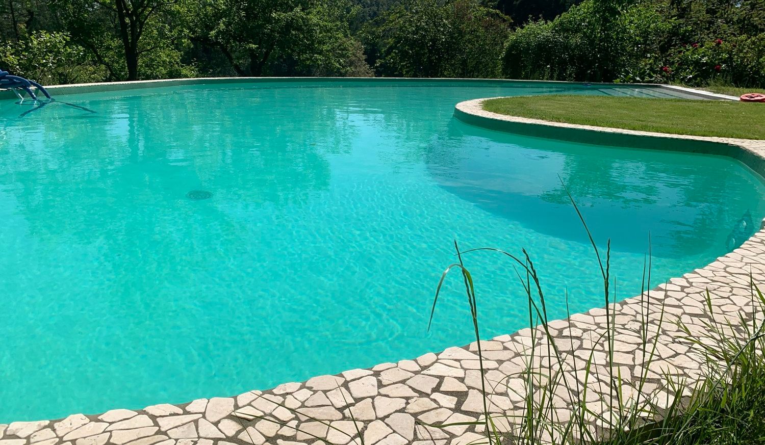Pool im Sommer