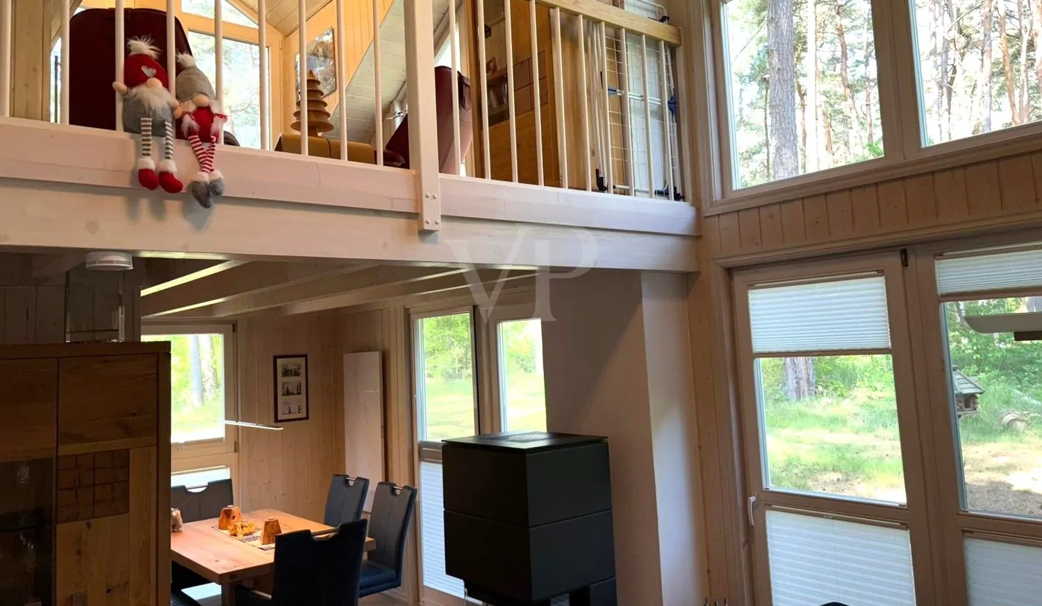 Wohnbereich und Galarie