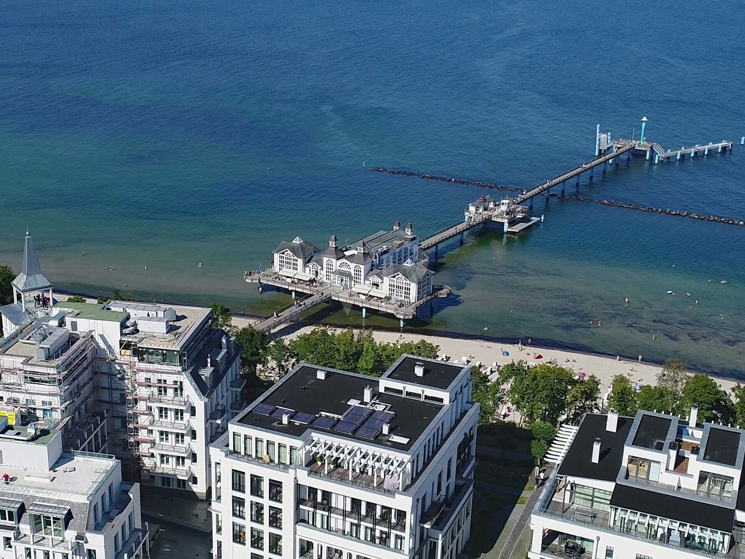 Ostseebad Sellin: Zentrale 35 qm Wohnung in Strandnähe mit Balkon